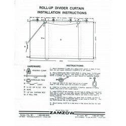 Rollup Divider Curtain Replacement Parts